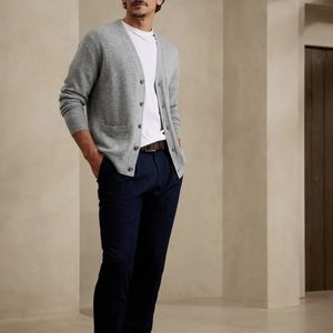 Banana Republic Luxury Blend Mens Cardigan Sz Large Like New